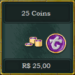 Pacote Prata - 25 Tibia Coins.