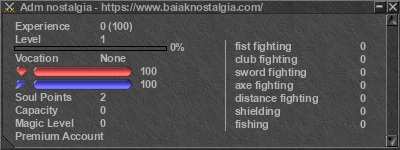 Signature for player Adm nostalgia