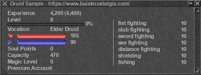 Signature for player Druid Sample