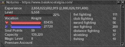 Signature for player Noturno