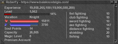 Signature for player Robert'y